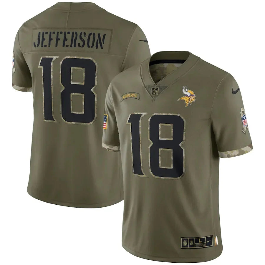 Minnesota Vikings Vapor Limited Jersey Salute To Service 2022