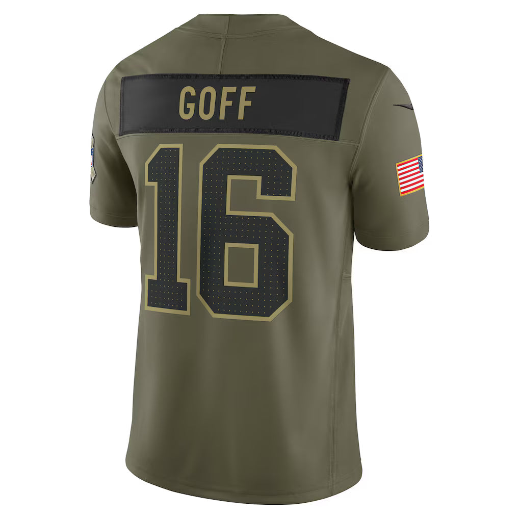 Detroit Lions Vapor F.U.S.E. Limited Jersey Salute To Service 2025