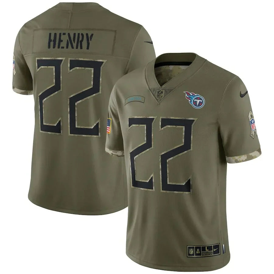 Tennessee Titans Vapor Limited Jersey Salute To Service 2022