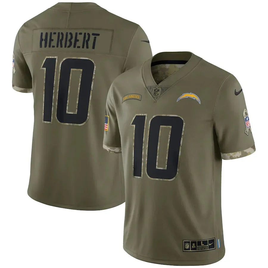 Los Angeles Chargers Vapor Limited Jersey Salute To Service 2022